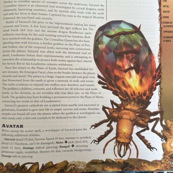 Pathfinder Rage of Elements Rule Book - Picture 9 of 11